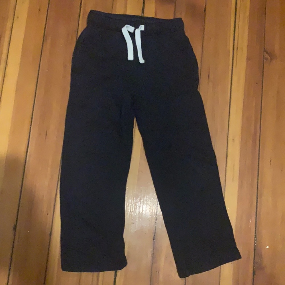 Navy blue sweat pants, size small